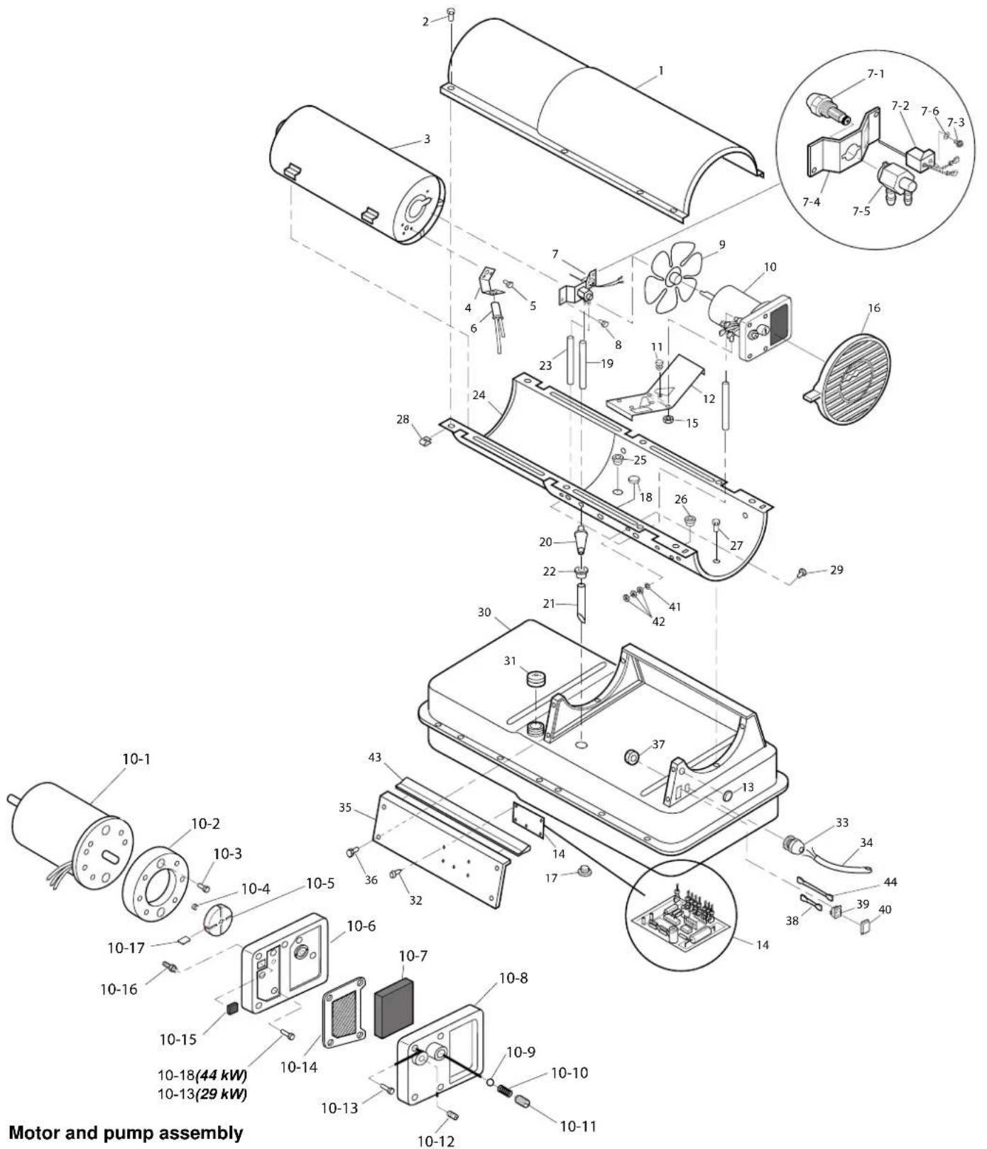 Güde GD 30 CE - ILLUSTRATED PARTS BREAKDOWN - 1