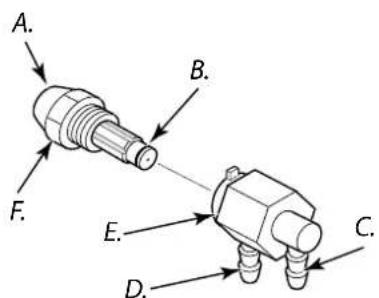 Güde GD 30 CE - NOZZLE ASSEMBLY - 5