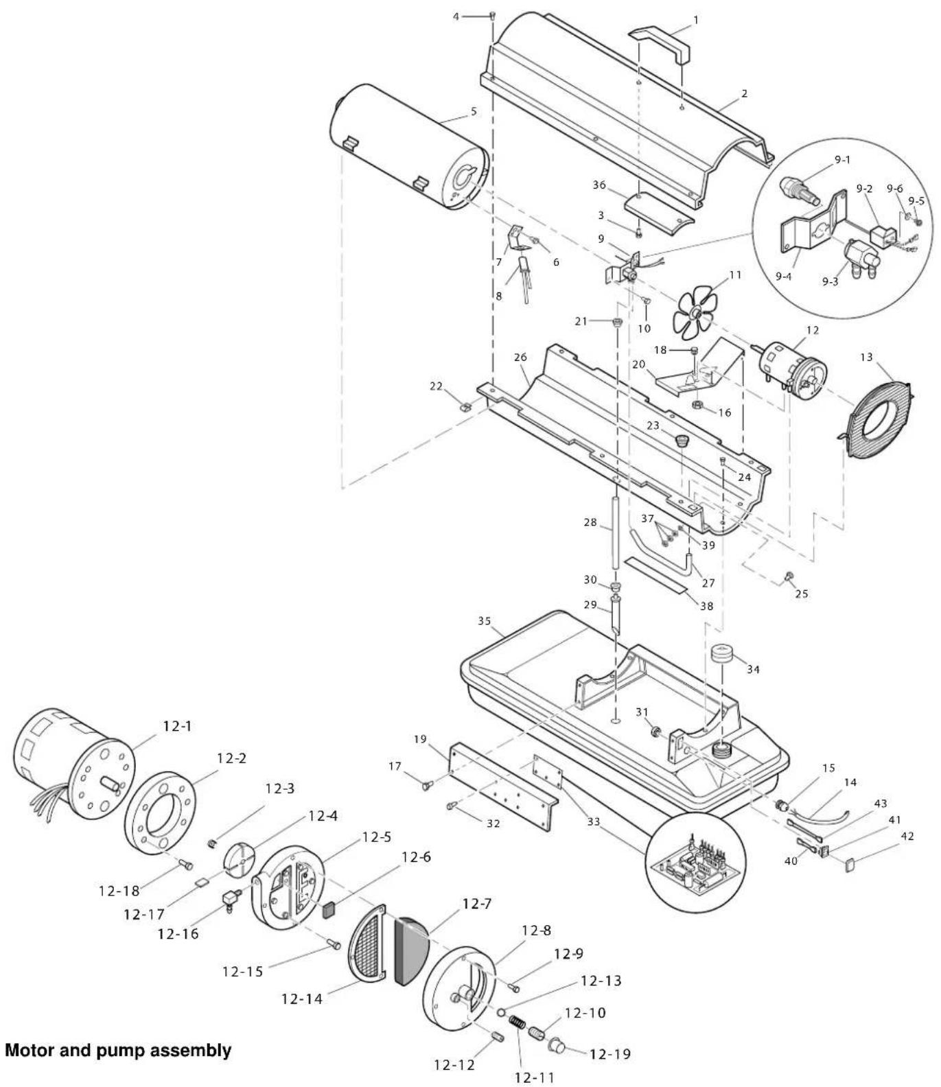 Güde GD 30 CE - ILLUSTRATED PARTS BREAKDOWN - 1