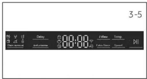 3-5 Delay 80:00 Time Temp Autocrease Extra Time Speed All