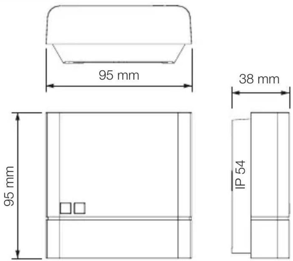 STEINEL NightmatIQ Plus - Tuotteen mitat NightmatlQ / NightmatlQ Plus - 1