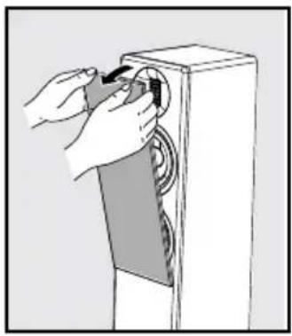 SONORO Grand Orchestra SO1200 - RETIRER LA PROTECTION DU HAUT-PARLEUR - 1