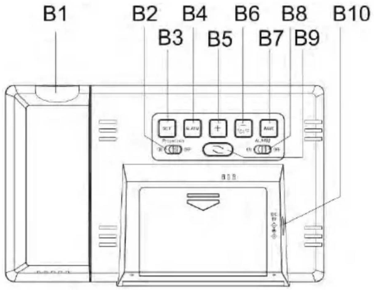 TECHNOLINE WT 536 - Batteries safety warnings - 4