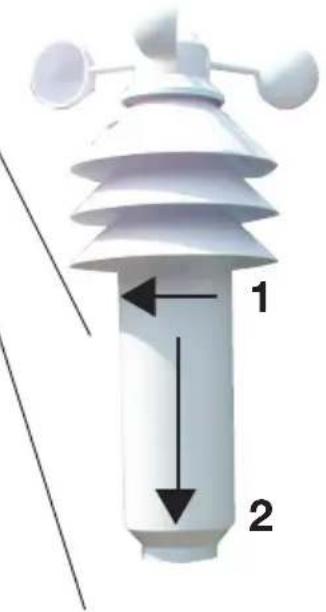 TECHNOLINE WS 250 - a) Commissioning the combination sensor - 2