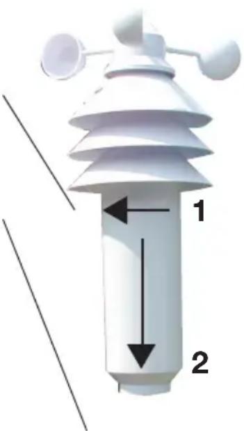TECHNOLINE WS 250 - a) Inbetriebnahme des Kombi-Sensors - 2