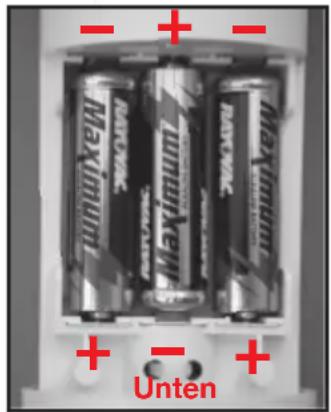 TECHNOLINE WS 250 - a) Inbetriebnahme des Kombi-Sensors - 3