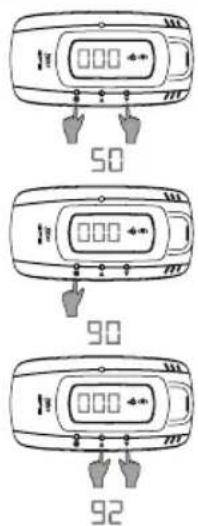 Valeo Speed Visio Nomad - Auswahl der Geschwindigkeitsschwellen - 1