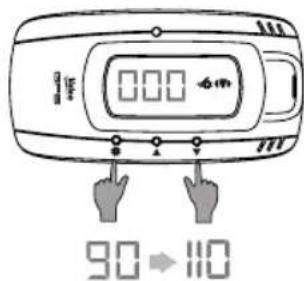 Valeo Speed Visio Nomad - Ρύθμιση χιλιομέτρων ή μιλίων ανά ώρα - 1