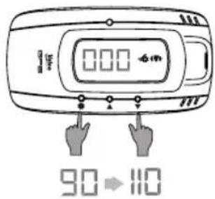 Valeo Speed Visio Nomad - Réglage km/h ou miles - 1