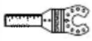 DREMEL MultiMax MM20 - Hastighedsoversigt, se ovenfor. - 4