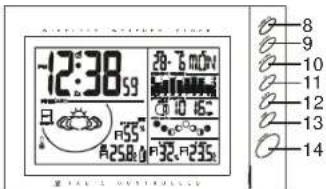 Mebus 10409 - FENETRE DE TEMPERATURE ET D'HUMIDITE INTERIEURE : - 1