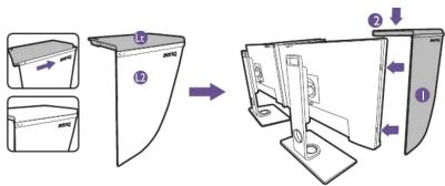 Diagram illustrating the process of packaging or assembly steps, showing steps from receipt to final packaging with labeled arrows.