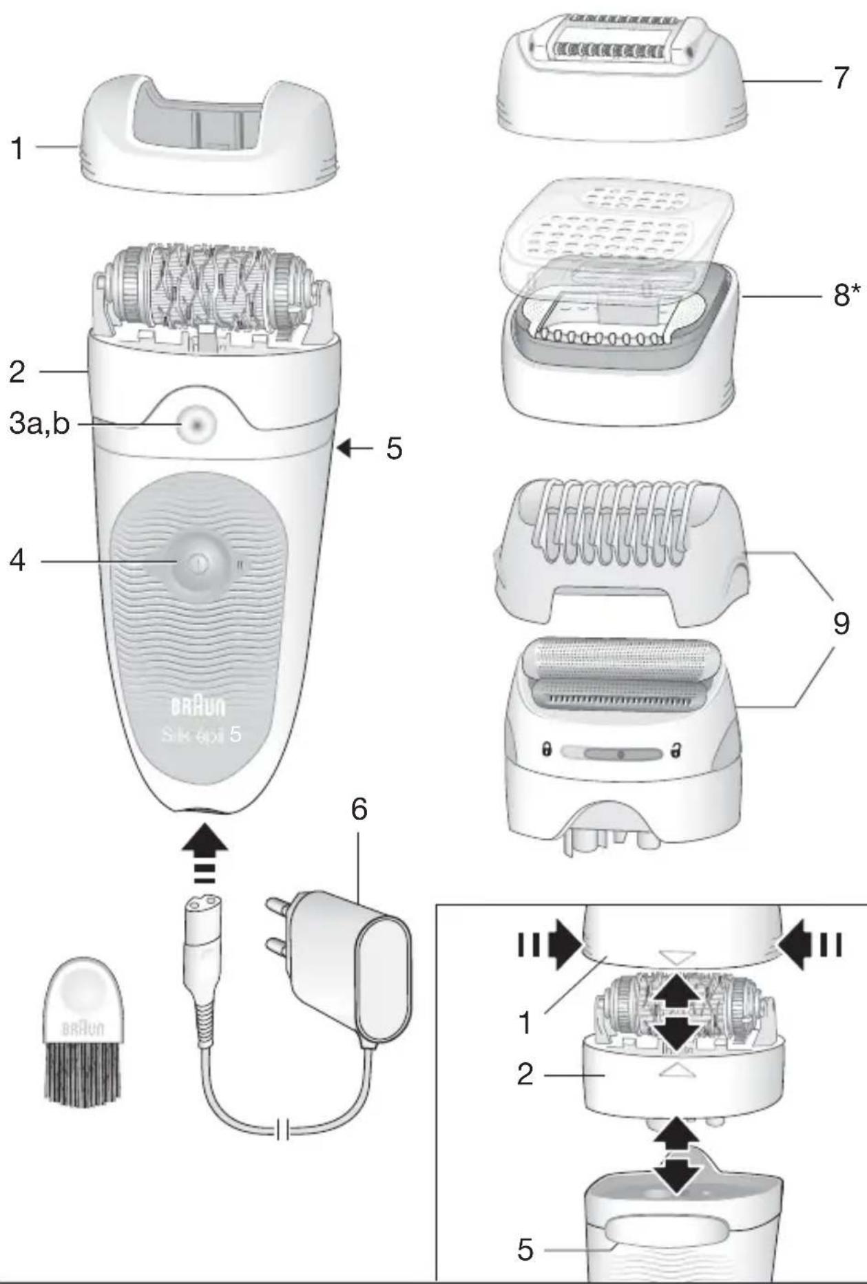 BRAUN Silképil 5 5810 - 1