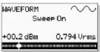 VELLEMAN HPG1 - SWEEP MENU > access or exit by keeping the menu button pressed - 2