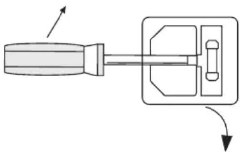 VOLTCRAFT HPS13015 - Remplacement du fusible de secteur - 1