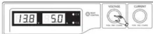 VOLTCRAFT HPS11530 - g) Vooraf ingestelde uitgangswaarden (P1/P2/P3) resetten maar de standard fabriekswaarden - 5