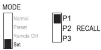 VOLTCRAFT HPS11530 - Assigning memory slots with "Set" - 2