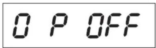 0 P OFF