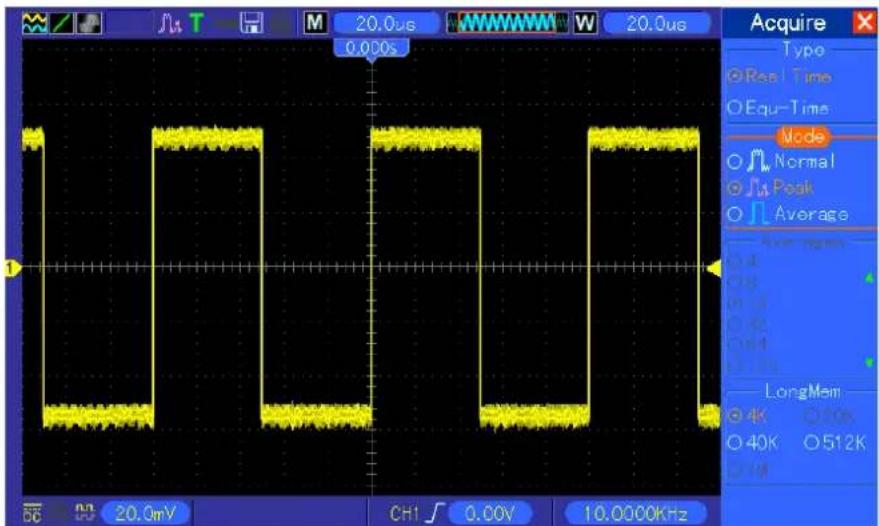 VOLTCRAFT DSO1102D - Observer un signal de bruit - 1