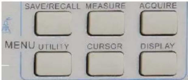 VOLTCRAFT DSO1102D - Boutons de Menu et Options - 1