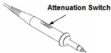 VOLTCRAFT DSO1102D - Réglage de l'atténuation de la sonde - 1