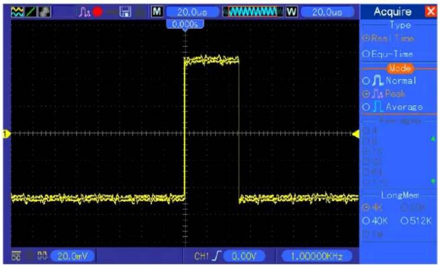 VOLTCRAFT DSO1102D - Exemple 4: Capturer un signal unique - 1