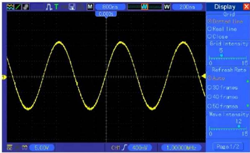 VOLTCRAFT DSO1102D - Commandes horizontales - 2