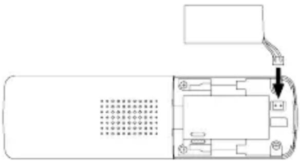 SWITEL DFT1472 - Inserire l'accumulatore ricaricabile - 1