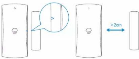 Chuango DWC102 - Connect the Door/Window Contact - 1