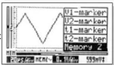 U1-marker U2-marker t1-marker t2-marker Memory 2 P0ps/4. MEM2 1. 10/div 599mV