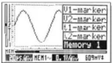 U1-marker U2-marker t1-marker t2-marker Memory 1 PS/CM MEM1~ A. W/Hz 609mV*