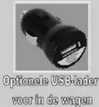 Optionele USB-lader voor in de wagen