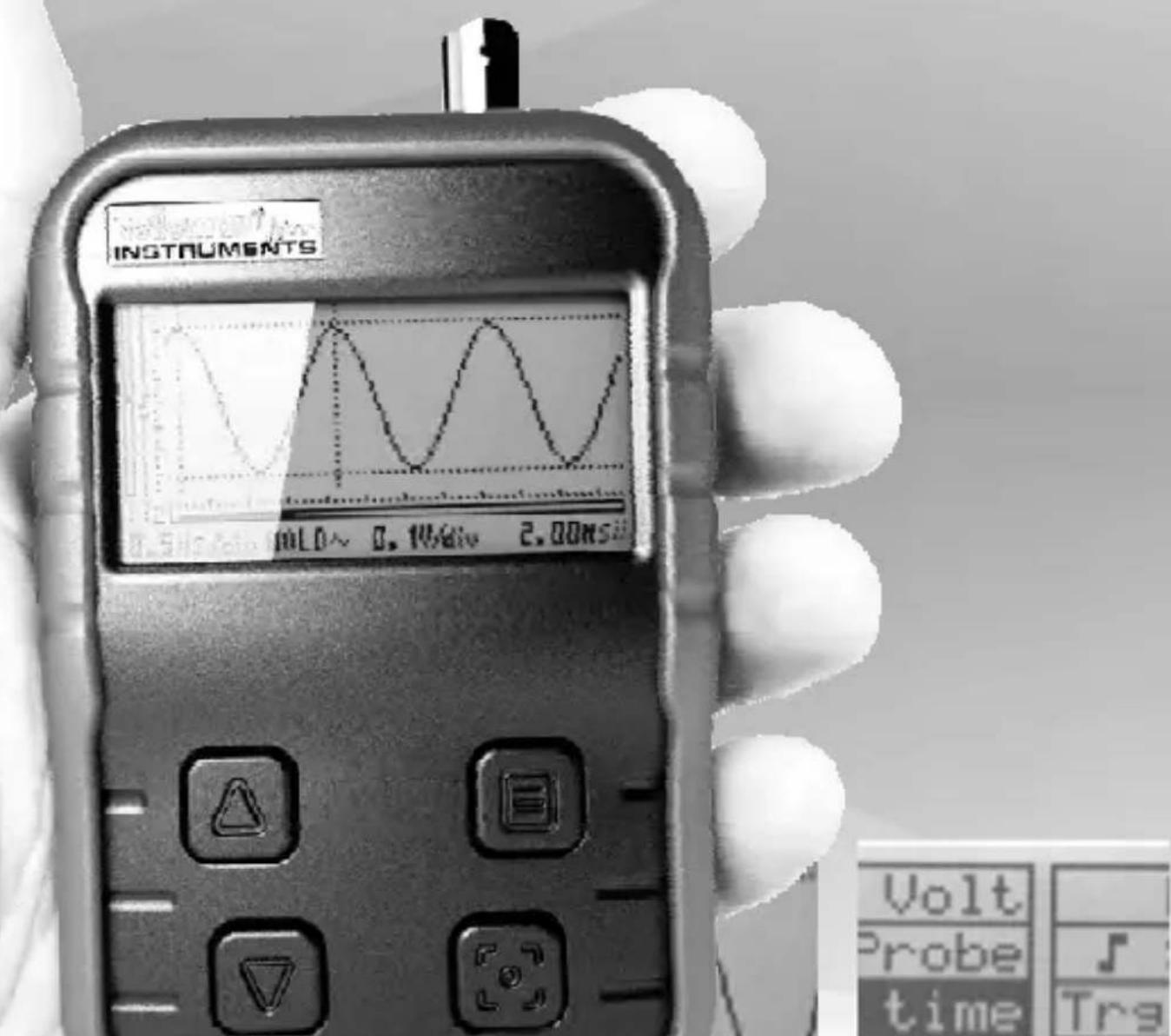 INSTRUMENTS mLO ~ 0.10645 2.00nsii Volt Probe time Trg
