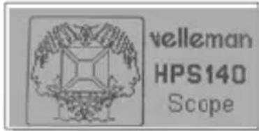 velleman HPS140 Scope