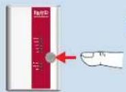 AVM FRITZ!WLAN Repeater 450E - Connector FRITZ!WLAN Repeater 450E au réseau sans fil en appuyant sur un bouton - 3