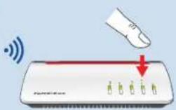 AVM FRITZ!WLAN Repeater 450E - FRITZ!WLAN Repeater 450E: conectarse pulsando un botón a la red WiFi - 4