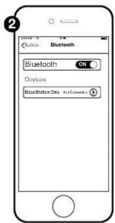 Bluetooth Bluetooth ON Devices BaseStation One Not Correct