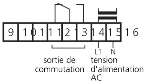IFM DA0001 - Raccordement des bornes: - 4