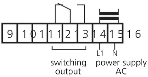 IFM DA0001 - Terminal connection: - 4