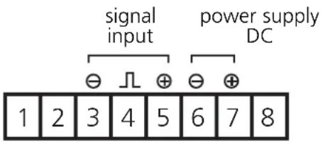 IFM DA0001 - Terminal connection: - 2