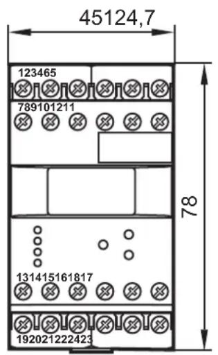IFM DL2503 - Schéma d'encombrement - 1