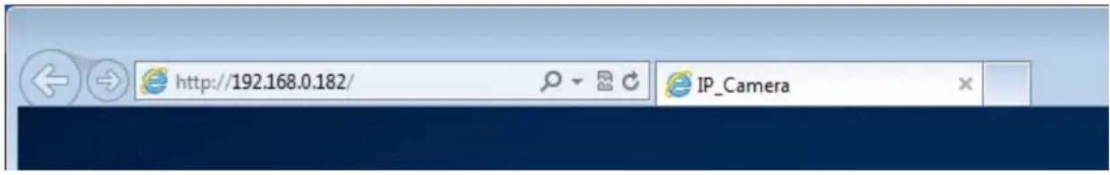 ABUS IPCB34611A - Accessing the network camera via a web browser - 1