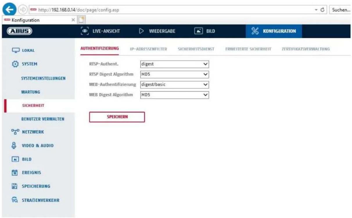 ABUS IPCB34611A - Authentication - 1