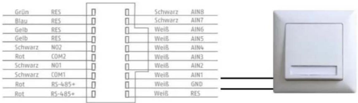 ABUS TVHS20300 - Connecting floor call buttons to the main monitor - 2
