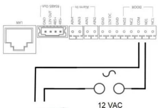 ABUS TVHS20000S - Connecting electrical door openers to the video module (including "garden gate") - 2
