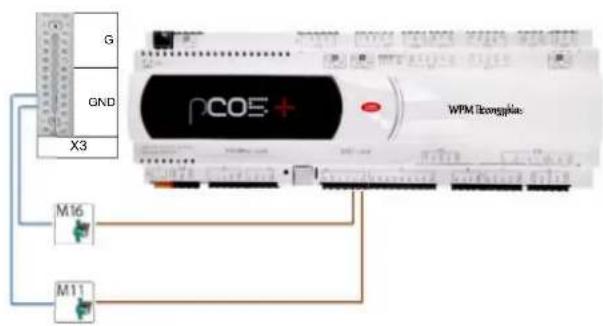 DIMPLEX WSI 150TU - Connection input signal 0 - 10V - 2