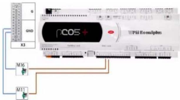 DIMPLEX WSI 90TU - Raccordement du signal d'entrée 0 – 10 V - 3
