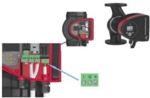 DIMPLEX WSI 65TU - Raccordement de la tension d'approvisionnement \~ 230 V - 2