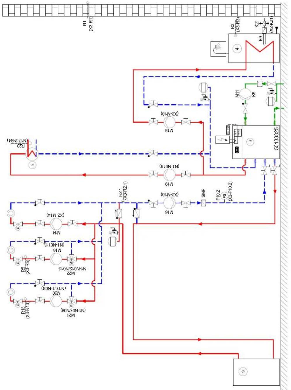 DIMPLEX SI 130TUR+ - Hydraulische Einbindungsschemen / Hydraulic integration diagrams / Schémas d'intégration hydraulique - 1