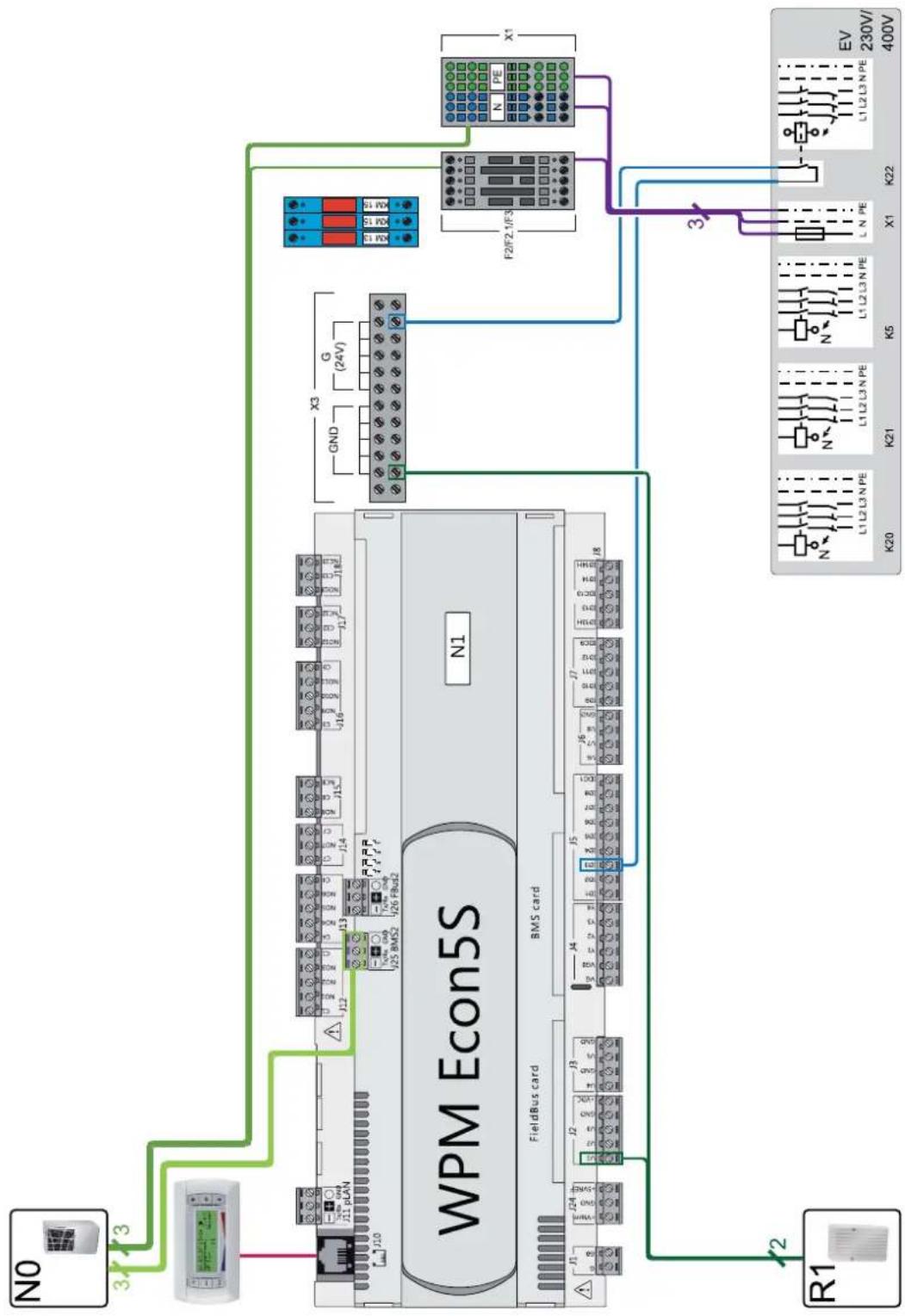 DIMPLEX HPL 18STURW - Monoenergetische Wärmepumpenheizungsanlage mit einem Heizkreis, Puffer- und Warmwasserspeicher / Mono energy heat pump heating system with one heating circuit, buffer tank and hot water cylinder / Installation de chauffage par pompe à chaleur mono-énergétique avec un circuit de chauffage, ballons tampon et d'eau chaude sanitaire - 2